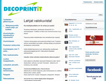 Tablet Screenshot of decoprintit.fi